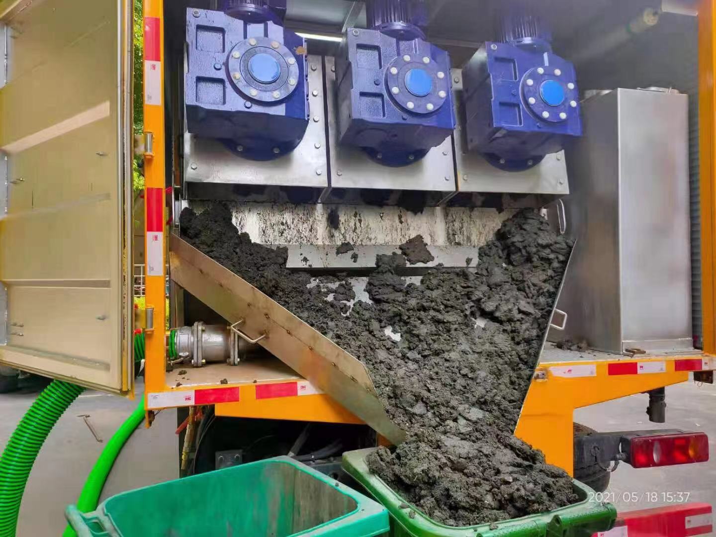 黄陂化粪池清掏城市维护站-泥浆净化干湿分离处理